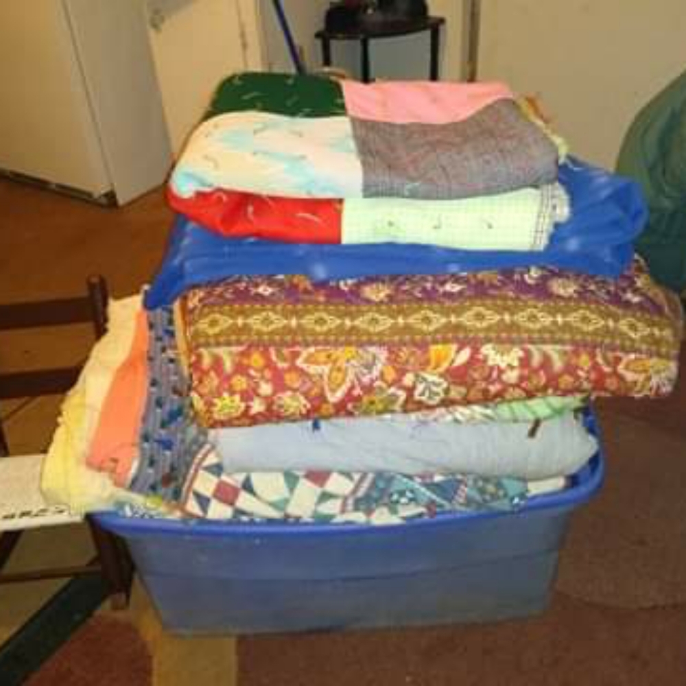 Hand sewn quilts